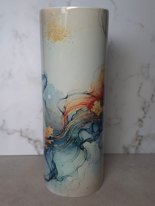 20 oz Watercolor Marble Tumbler