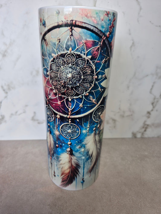 20 oz Watercolor Dreamcatcher Tumbler