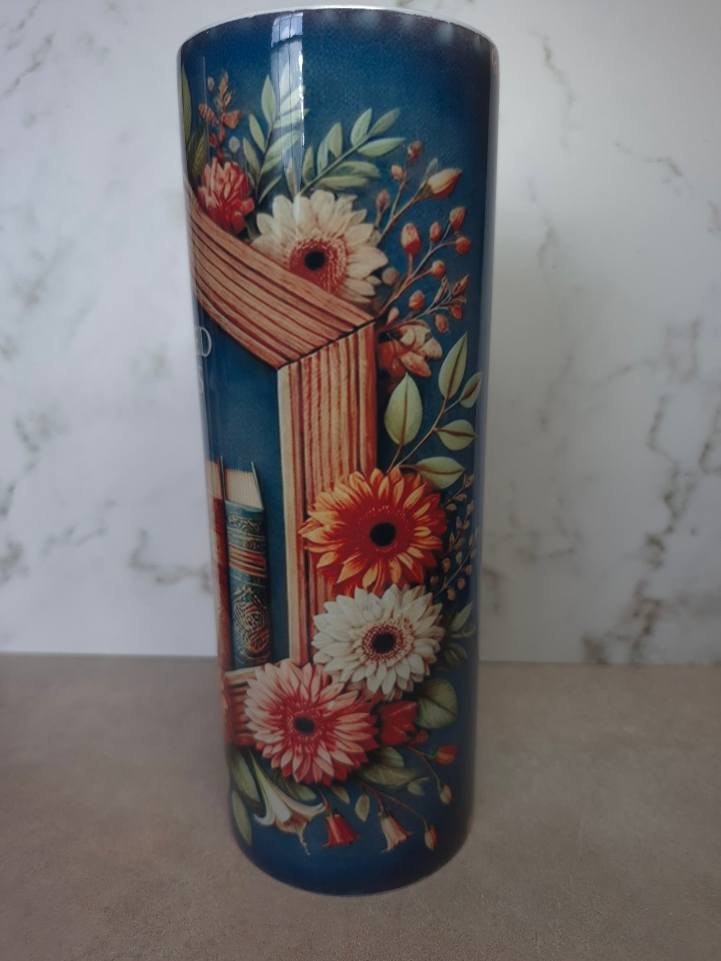 20 oz Easily Distracted by Books Tumbler
