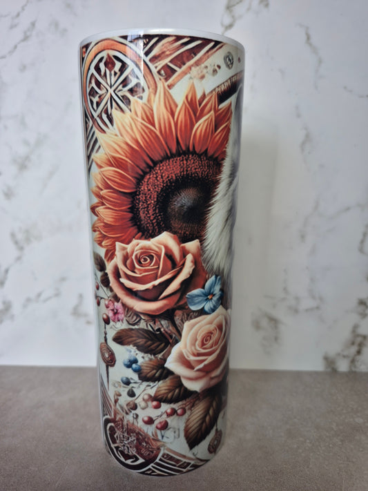 20 oz Wolf with Dreamcatcher Tumbler
