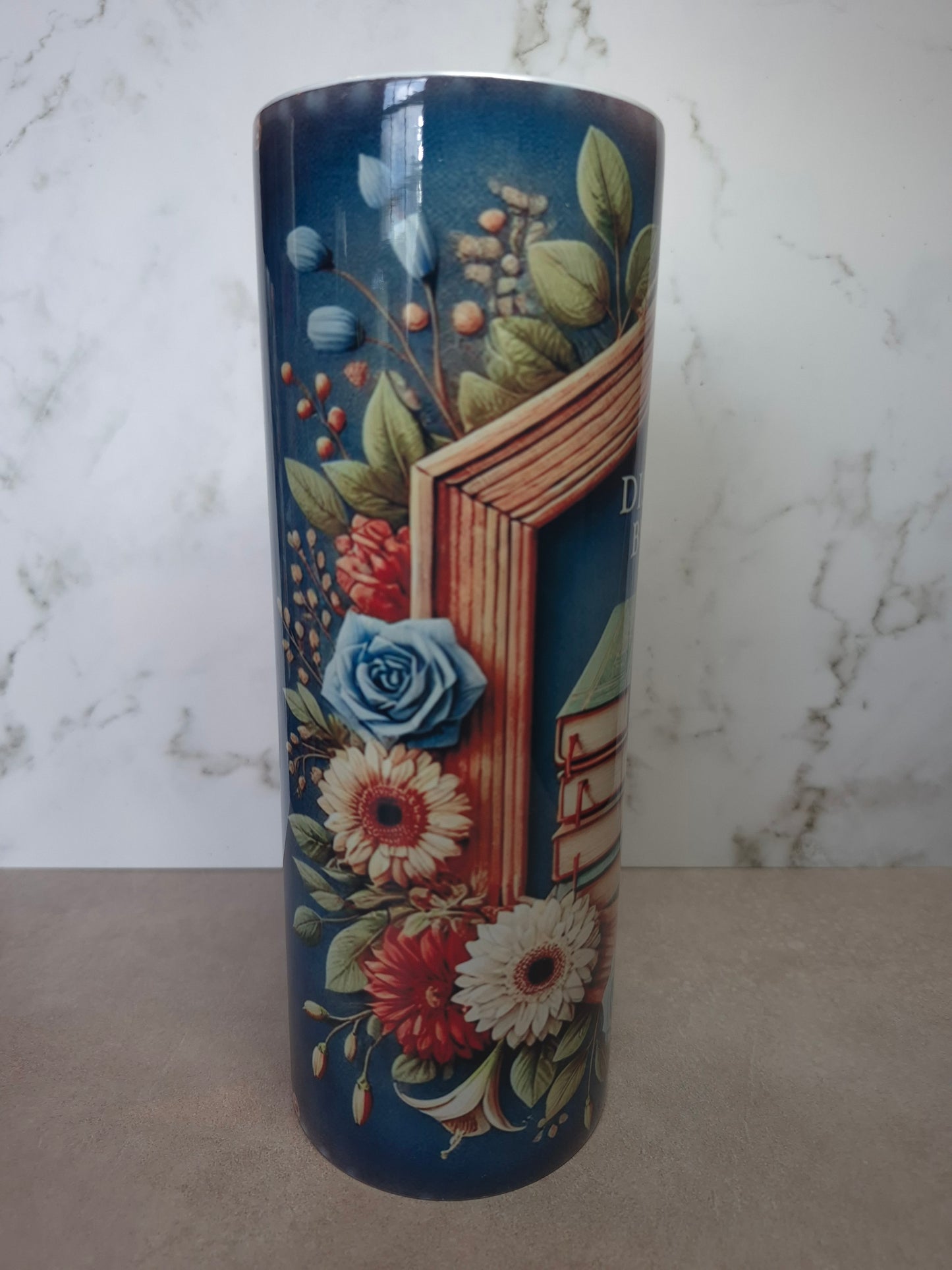 20 oz Easily Distracted by Books Tumbler